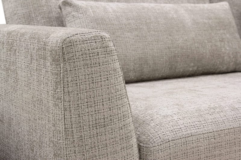 Florenz 3-sits Soffa i Chenille - Grå/Beige - Products - Möbler - Soffa - 3 sits soffa