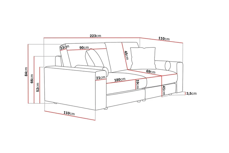 Arken Lyx 3-sits Djup Sammetssoffa - Beige - Products - Möbler - Soffa - 3 sits soffa
