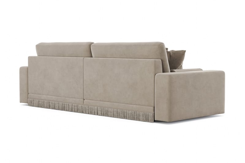 Arken Lyx 4-sits Djup Sammetssoffa - Beige - Products - Möbler - Soffa - Sammetssoffa