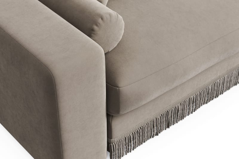 Arken Lyx 4-sits Djup Sammetssoffa - Beige - Products - Möbler - Soffa - Sammetssoffa