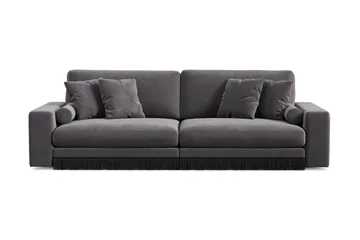 Arken Lyx 4-sits Djup Sammetssoffa