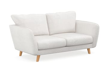 Trend Lyx 2-sits Soffa i Bouclé - Vit - Products - Möbler - Soffa - 2 sits soffa