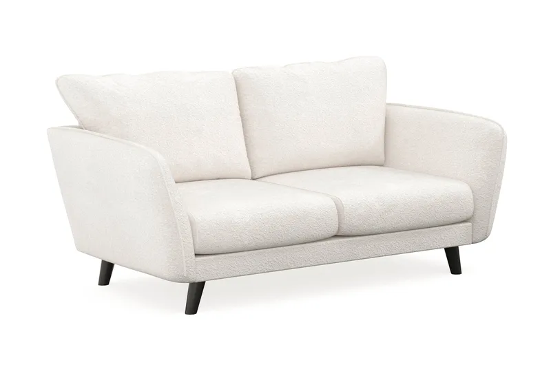 Trend Lyx 2-sits Soffa i Bouclé - Vit - Products - Möbler - Soffa - 2 sits soffa