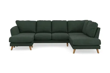 Trend Lyx 4-sits Högervänd U-formad Soffa med Divan och Sch äslong i Manchester