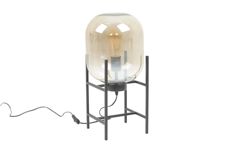 Elements Bordslampa - Champagne/Svart/Glas/Metall - Products - Belysning - Lampor & belysning inomhus - Sovrumslampa - Sänglampa - Sängbordslampa