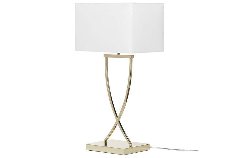 Sirene Bordslampa 62 cm E27 - Mässing/Vit - Products - Belysning - Lampor & belysning inomhus - Sovrumslampa - Sänglampa - Sängbordslampa
