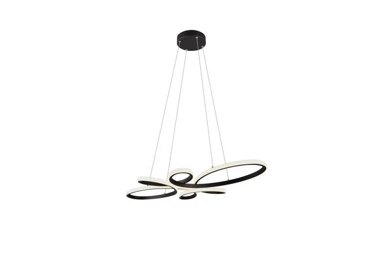 Pendel TRIO Fly Mattsvart - Mattsvart - Products - Belysning - Lampor & belysning inomhus - Taklampa & takbelysning - Kökslampa & taklampa kök