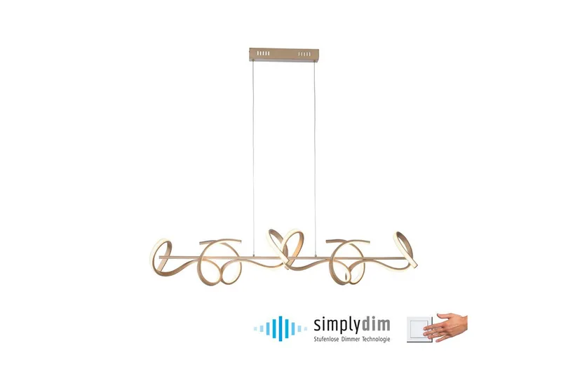 Taklampa Curls - 21x135x99 cm - Products - Belysning - Lampor & belysning inomhus - Taklampa & takbelysning - Pendellampa & hänglampa