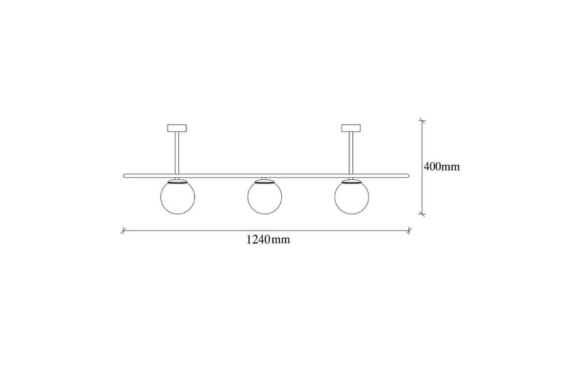 Taklampa Wynel Svart / Vit Fyra uttag - Fyra uttag - Products - Belysning - Lampor & belysning inomhus - Taklampa & takbelysning - Pendellampa & hänglampa