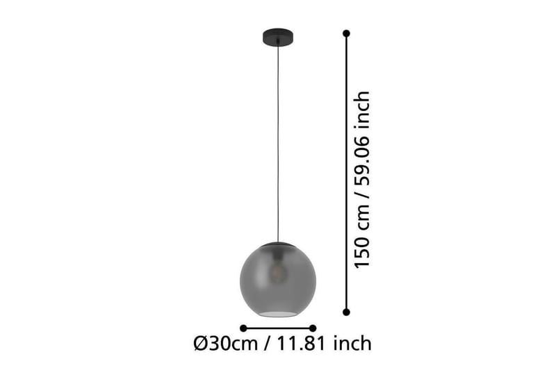 Takpendel Eglo Arangona Svart/Grå - Products - Belysning - Lampor & belysning inomhus - Taklampa & takbelysning - Pendellampa & hänglampa