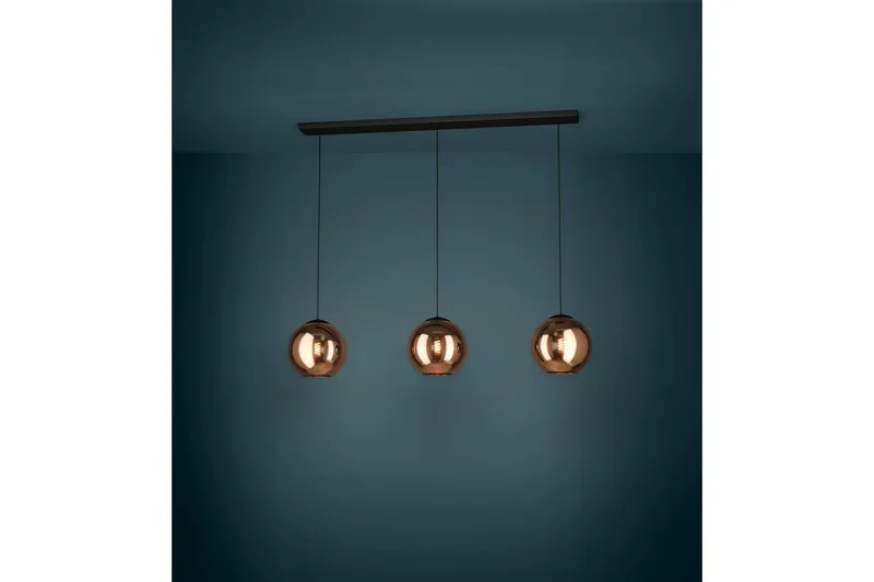 Takpendel Eglo Cordoba Svart/Koppar med 3 Lampor - Products - Belysning - Lampor & belysning inomhus - Taklampa & takbelysning - Pendellampa & hänglampa