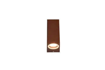 Roya Vägglampa 2xGU10 rost fyrkant - Rost - Products - Belysning - Utelampor & utomhusbelysning - Fasadbelysning & vägglyktor