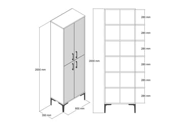 Retzow Badrumsskåp 35x60 cm - Vit - Products - Förvaring - Badrumsförvaring - Badrumsskåp