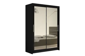 Estella Garderob Skjutdörrar Speglar - Svart/Spegel - Products - Förvaring - Garderober & garderobssystem