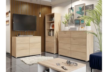 Agawal Möbelset För Vardagsrum - Brun - Products - Förvaring - Förvaringsmöbler - Möbelset för vardagsrum