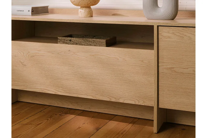 Bellia Möbelset För Vardagsrum - Brun - Products - Förvaring - Förvaringsmöbler - Möbelset för vardagsrum