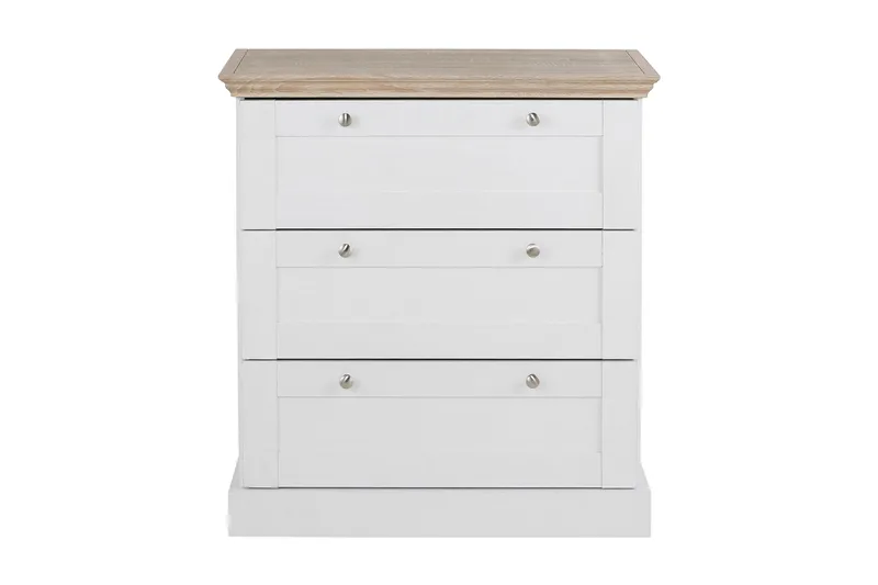 Dareia Byrå 75 cm - Vit/Brun - Products - Förvaring - Förvaringsmöbler - Byrå - Hallbyrå