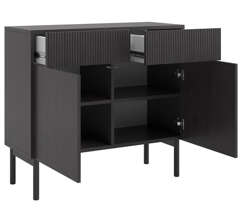 Takayo Byrå 100 cm - Svart - Products - Förvaring - Förvaringsmöbler - Byrå - Hallbyrå