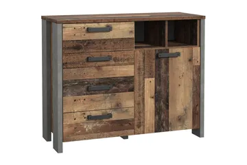 Cadle Byrå 107 cm - Brun/Grå - Products - Förvaring - Förvaringsmöbler - Byrå