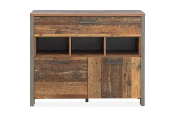 Cadle Byrå 107 cm - Brun/Grå - Products - Förvaring - Förvaringsmöbler - Byrå