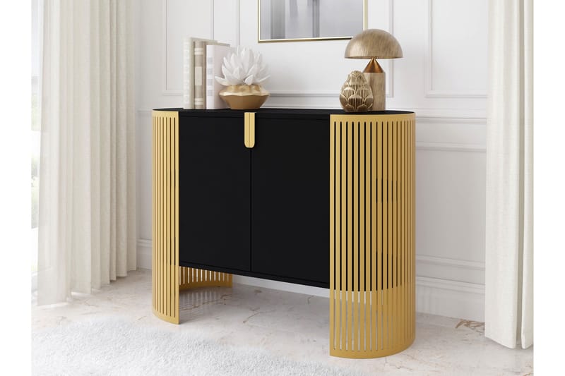 Friend Skänk 120x40 cm - Guld/Svart - Products - Förvaring - Förvaringsmöbler - Sideboard & skänk