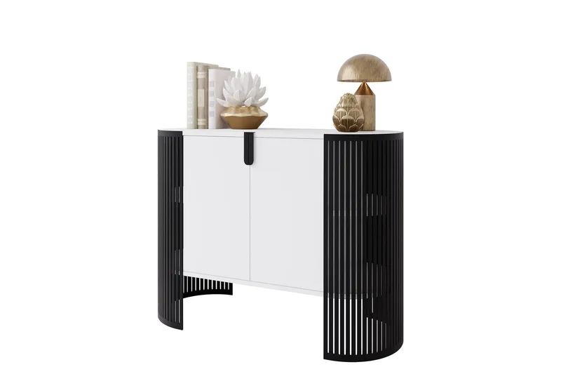 Friend Skänk 120x40 cm - Vit/Svart - Products - Förvaring - Förvaringsmöbler - Sideboard & skänk