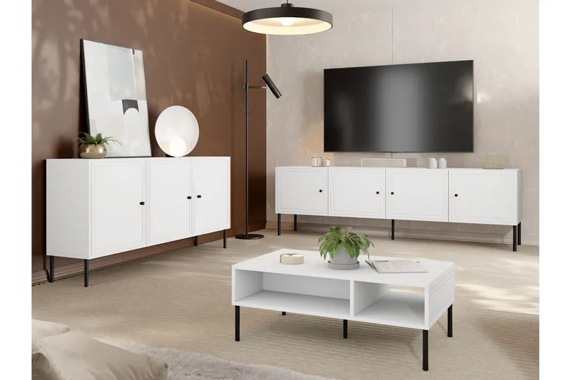 Laholm Möbelset För Vardagsrum - Vit - Products - Förvaring - Förvaringsmöbler - Möbelset för vardagsrum