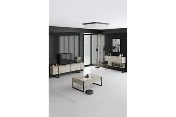 Luxe Byrå 120 cm - Beige/Svart - Products - Förvaring - Förvaringsmöbler - Byrå