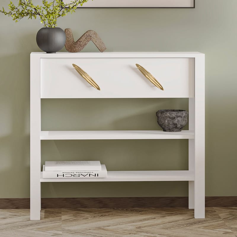 Relon Byrå 90x85x30 cm - Vit - Products - Förvaring - Förvaringsmöbler - Sideboard & skänk