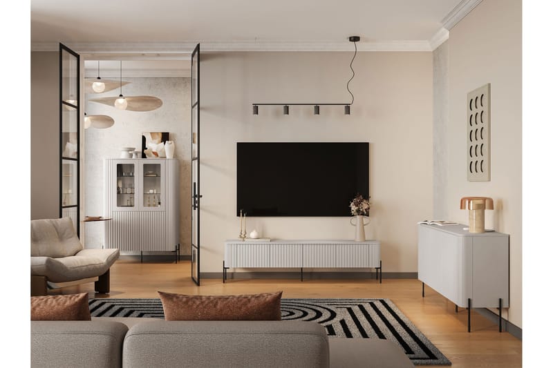 Sherie Möbelset För Vardagsrum, Vit