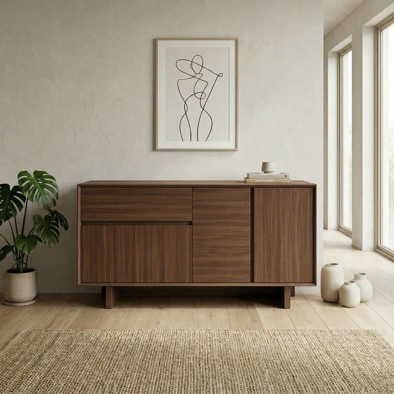 Tavon Konsol 146x76x45 cm - Milano Walnut - Products - Förvaring - Förvaringsmöbler - Sideboard & skänk