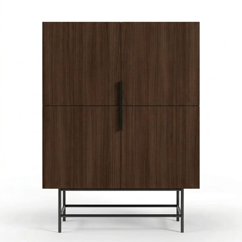 Truvia Sideboard 100x128x40 cm - Milano valnöt svart - Products - Förvaring - Förvaringsmöbler - Sideboard & skänk