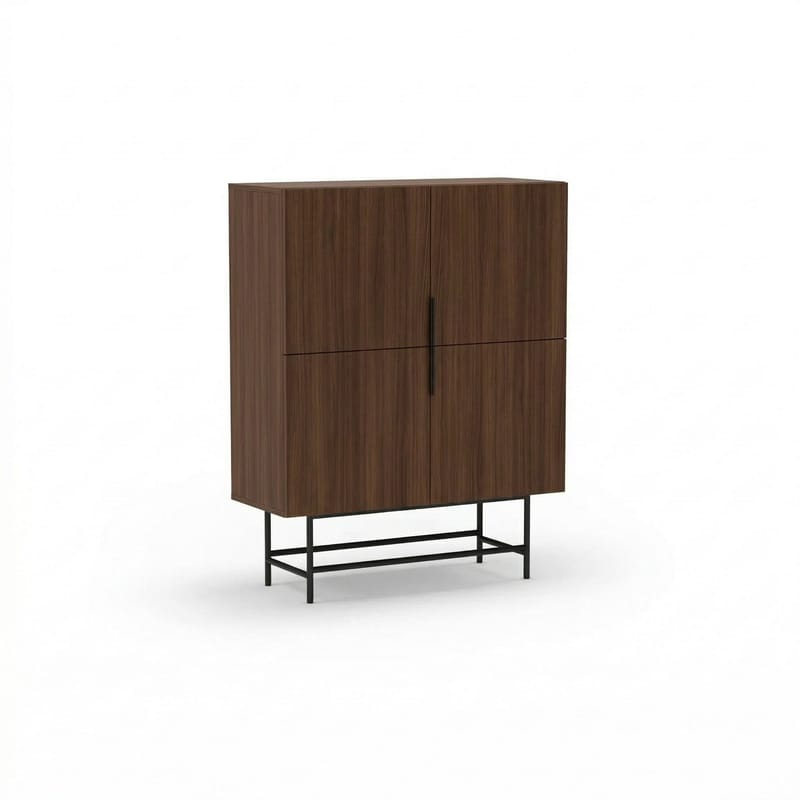 Truvia Sideboard 100x128x40 cm - Milano valnöt svart - Products - Förvaring - Förvaringsmöbler - Sideboard & skänk