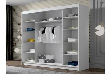 Cinerea Garderob 250x215 cm - Svart - Products - Förvaring - Garderober & garderobssystem - Garderobsskåp