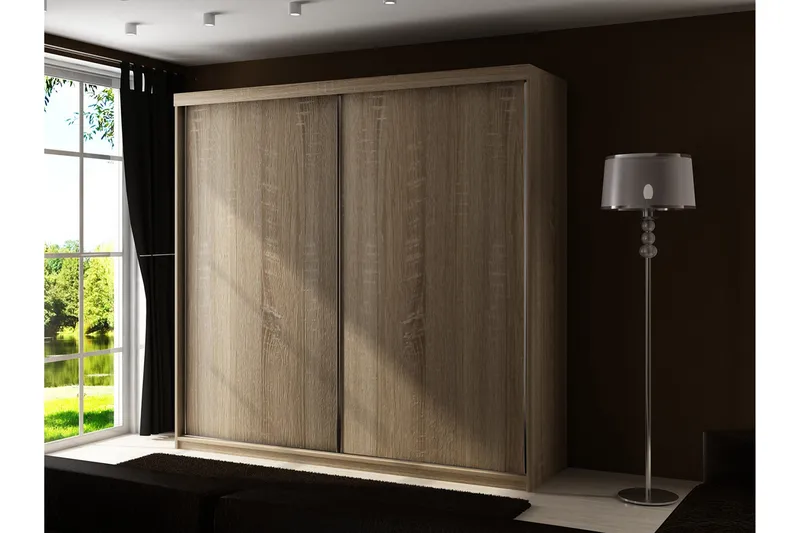Dunkra Garderob 200x200 cm - Beige - Products - Förvaring - Garderober & garderobssystem - Garderobsskåp