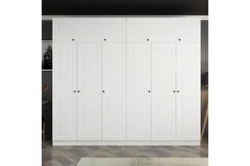 Fruitland Garderob 270 cm - Vit - Products - Förvaring - Garderober & garderobssystem - Garderobsskåp