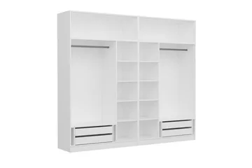 Fruitland Garderob 270 cm - Vit - Products - Förvaring - Garderober & garderobssystem - Garderobsskåp