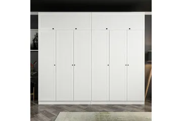 Fruitland Garderob 270 cm - Vit - Products - Förvaring - Garderober & garderobssystem - Garderobsskåp
