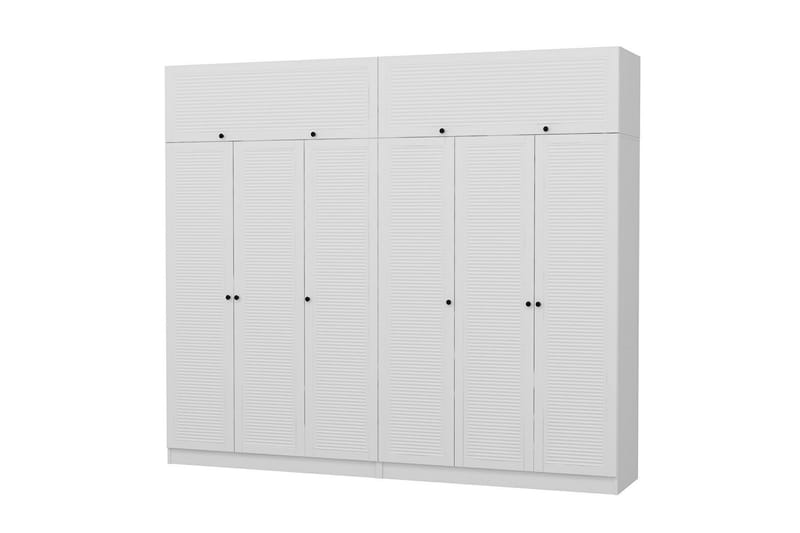 Fruitland Garderob 270 cm - Vit - Products - Förvaring - Garderober & garderobssystem - Garderobsskåp