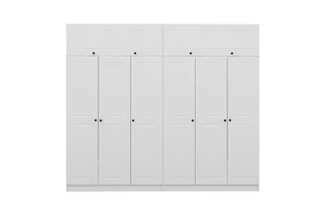 Fruitland Garderob 270 cm - Vit - Products - Förvaring - Garderober & garderobssystem - Garderobsskåp