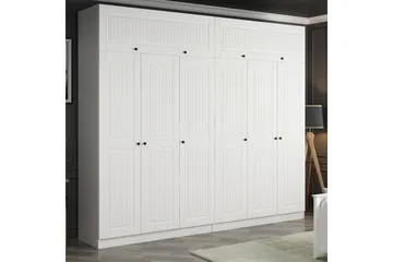 Fruitland Garderob 270 cm - Vit - Products - Förvaring - Garderober & garderobssystem - Garderobsskåp