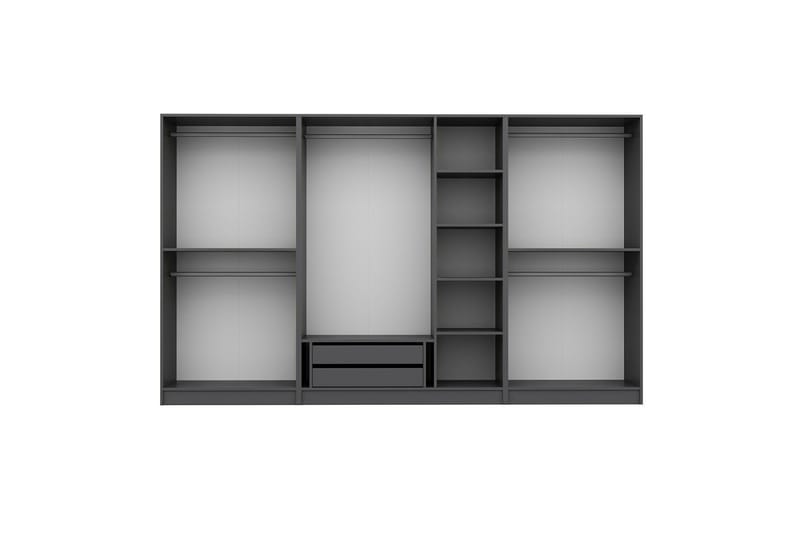 Fruitland Garderob 315 cm - Antracit - Products - Förvaring - Garderober & garderobssystem - Garderobsskåp
