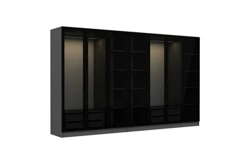 Fruitland Garderob 315 cm - Antracit - Products - Förvaring - Garderober & garderobssystem - Garderobsskåp