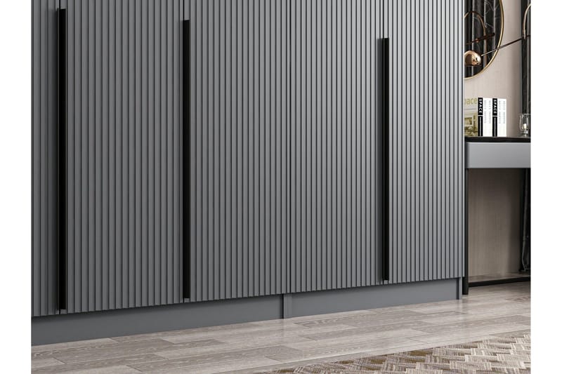 Fruitland Garderob 315 cm - Antracit - Products - Förvaring - Garderober & garderobssystem - Garderobsskåp