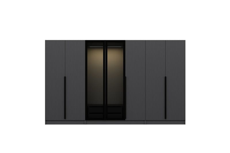 Fruitland Garderob 315 cm - Antracit - Products - Förvaring - Garderober & garderobssystem - Garderobsskåp