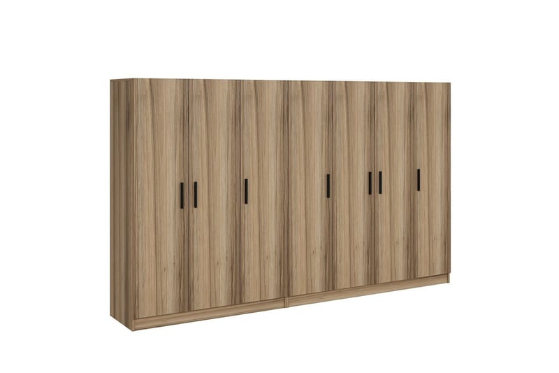 Fruitland Garderob 315 cm - Ek - Products - Förvaring - Garderober & garderobssystem - Garderobsskåp