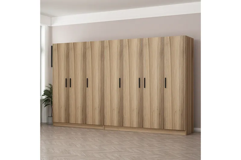 Fruitland Garderob 315 cm, Ek