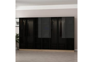 Fruitland Garderob 315 cm - Ek - Products - Förvaring - Garderober & garderobssystem - Garderobsskåp