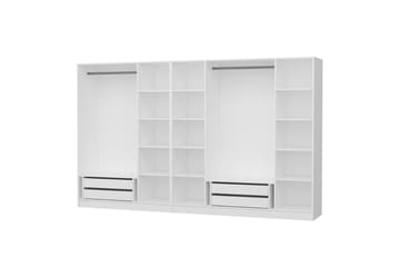 Fruitland Garderob 315 cm - Vit - Products - Förvaring - Garderober & garderobssystem - Garderobsskåp