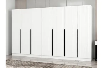 Fruitland Garderob 315 cm - Vit - Products - Förvaring - Garderober & garderobssystem - Garderobsskåp